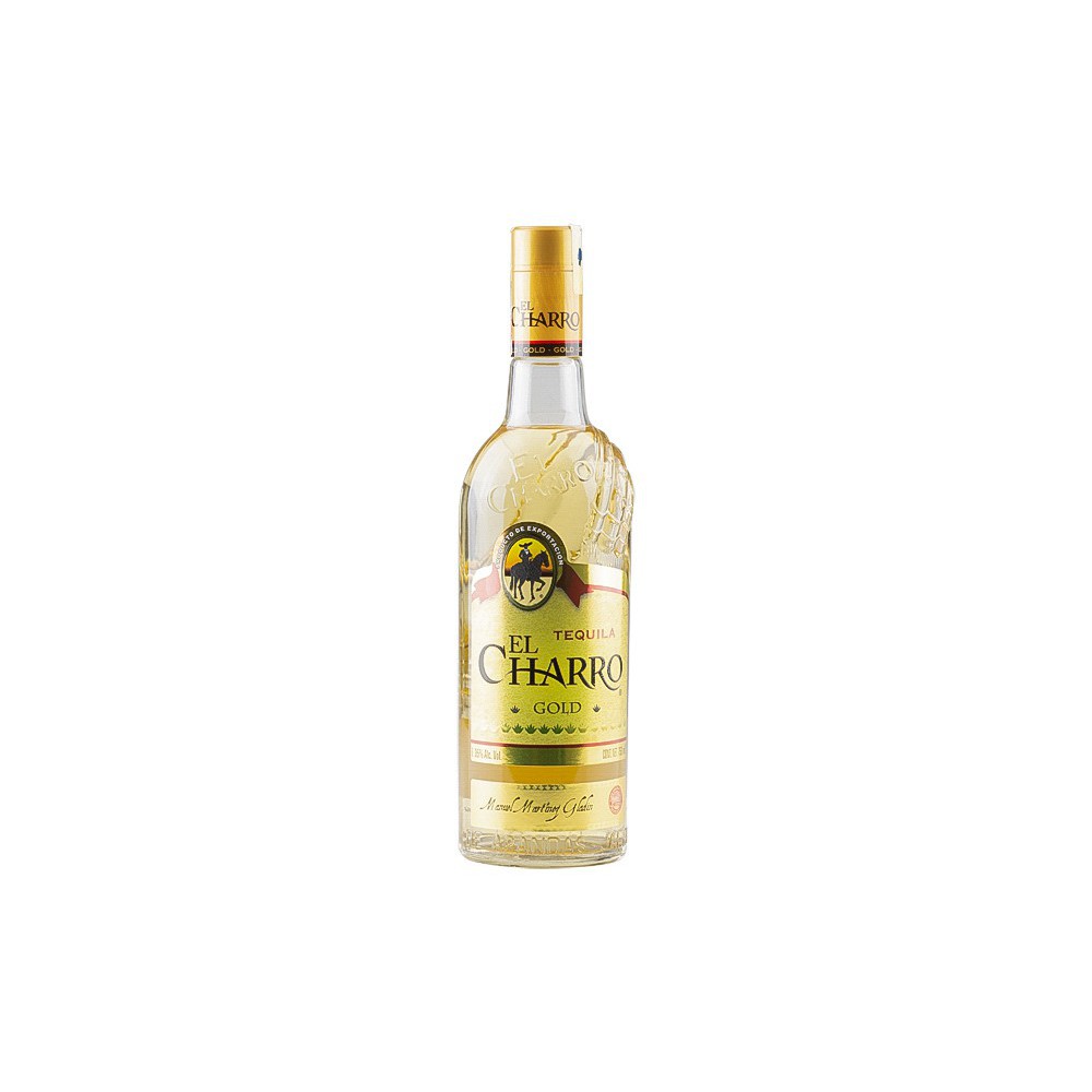 TEQUILA GOLD EL CHARRO 750 ML