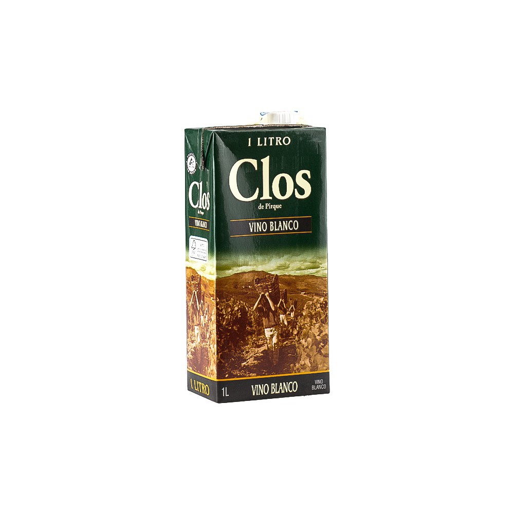 VINO BLANCO PIRQUE CLOS TETRAPACK 1 LT