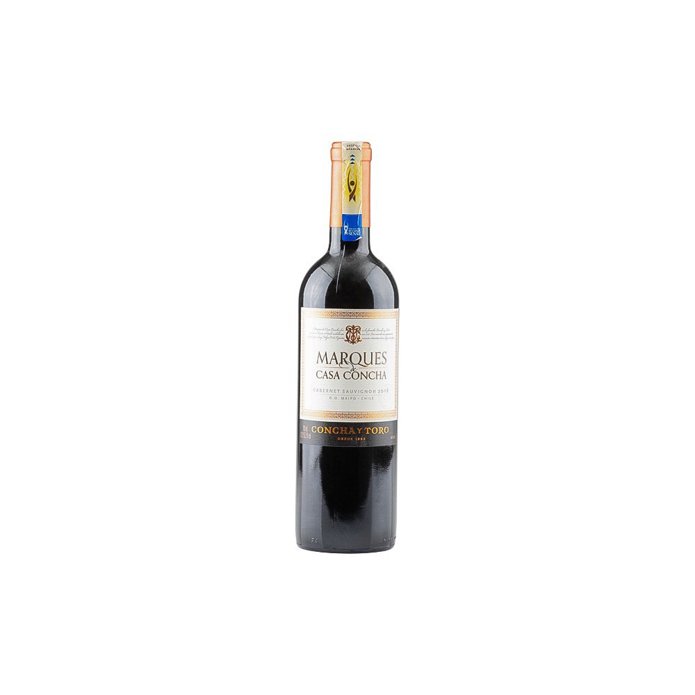 VINO TINTO CABERNET SOUVIGNON MARQUES CONCHA Y TORO 750 ML