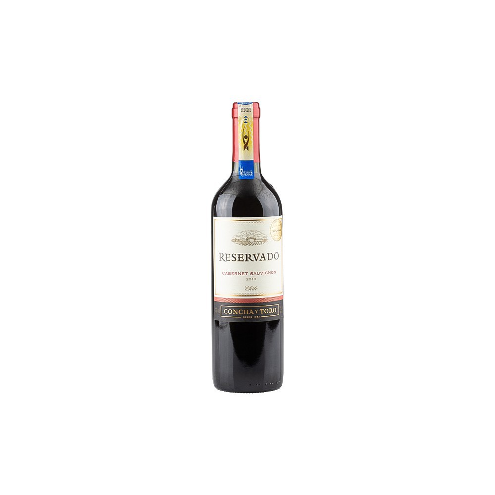 VINO TINTO CABERNET SOUVIGNON RESERVADO CONCHA Y TORO 750 ML