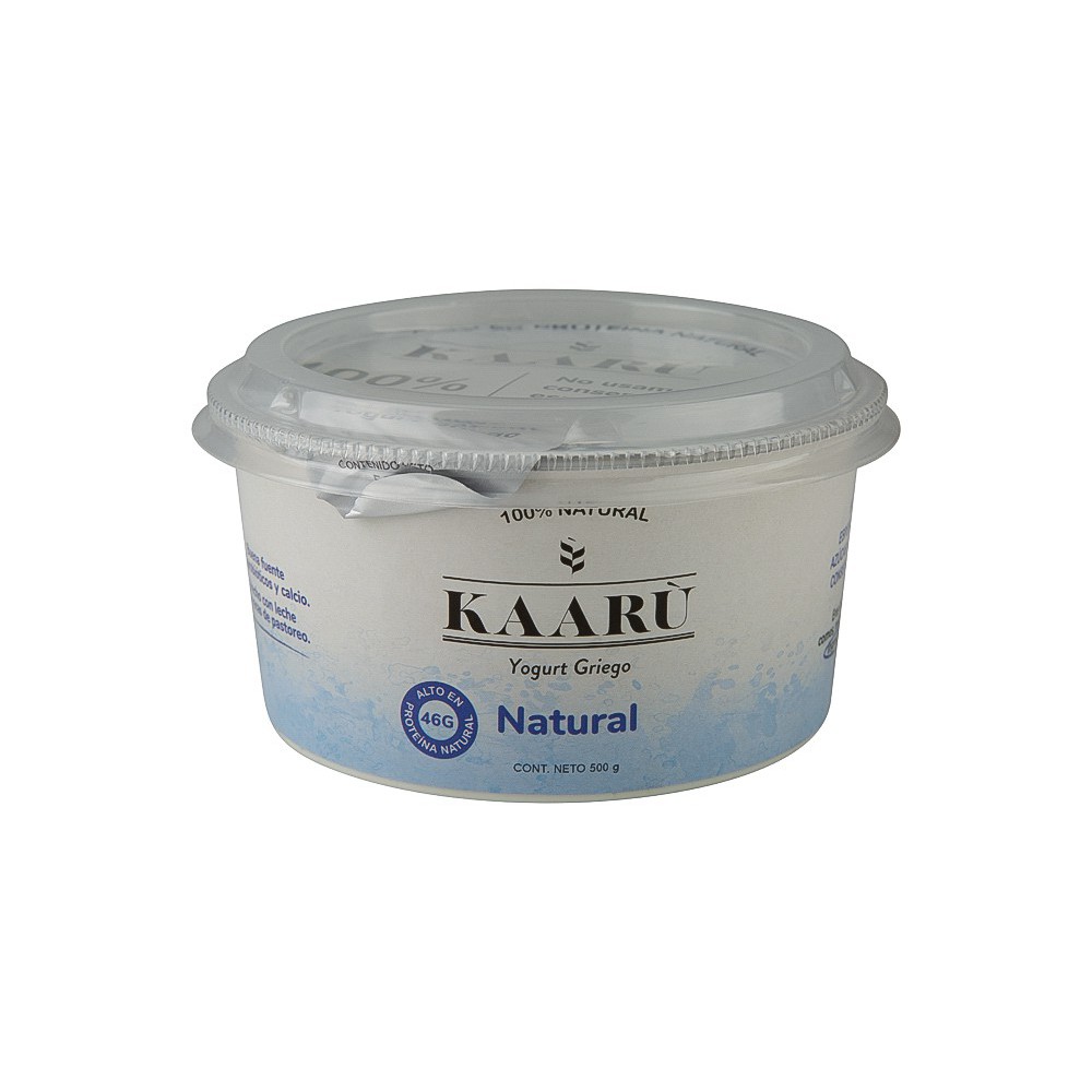 YOGURT GRIEGO NATURAL KAARU 500 G