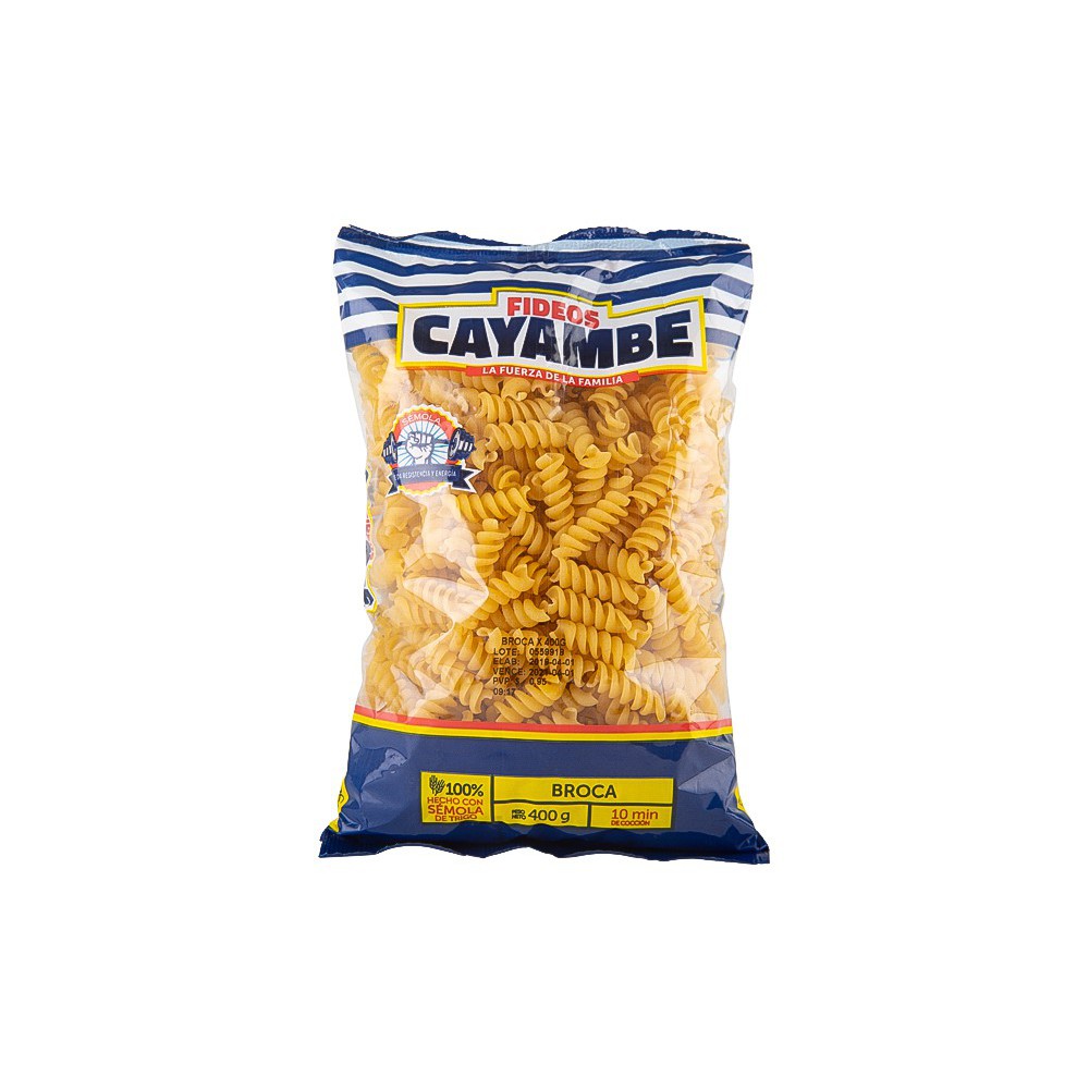 FIDEO BROCA CAYAMBE 400 G