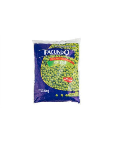 ARVERJITAS CONGELADAS FACUNDO 500 G