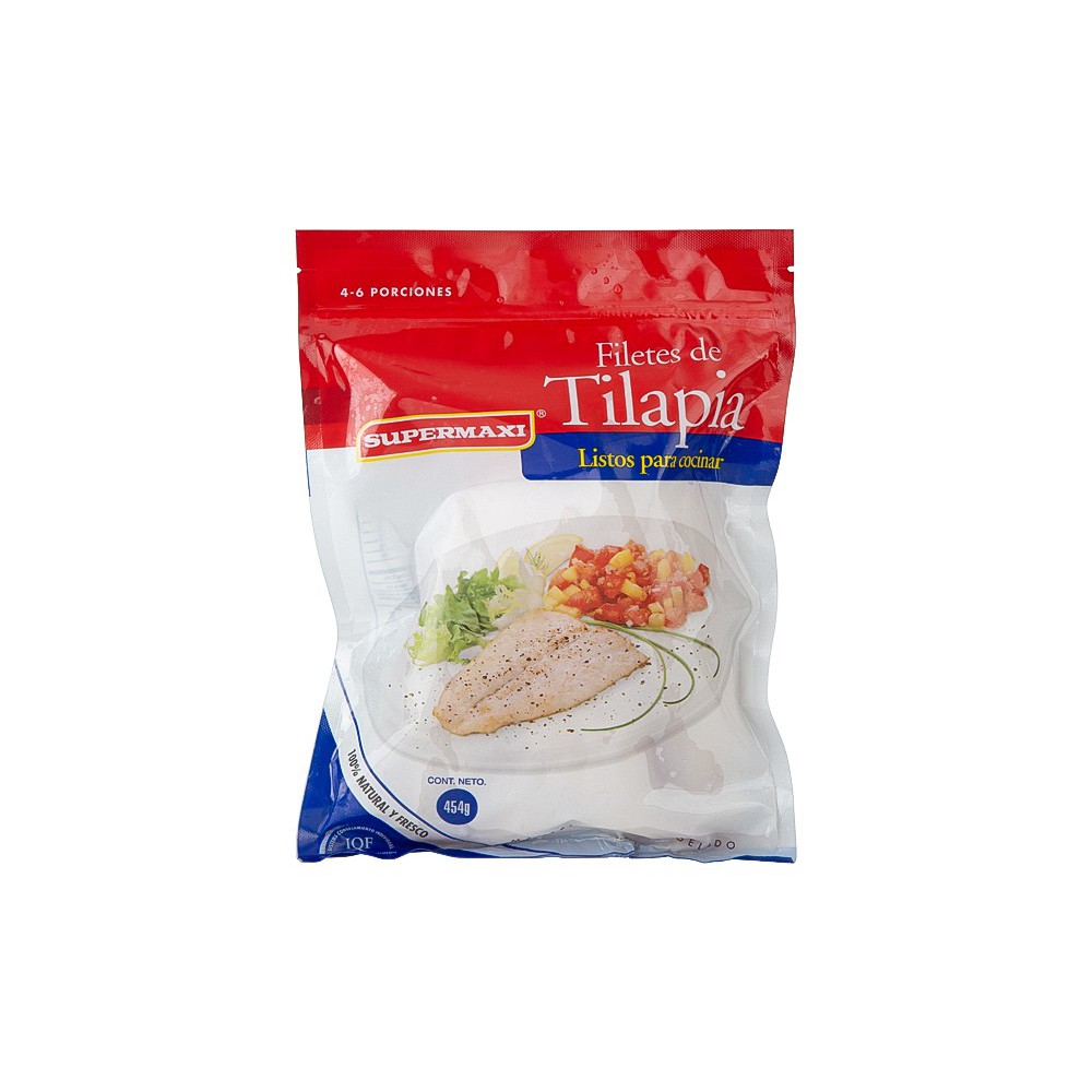 TILAPIA FILETES REFRIGERADO SUPERMAXI 454 G