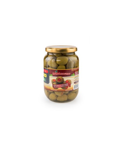 ACEITUNAS VERDES RELLENAS DIMCOFRUT 500 G