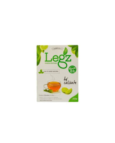 TE VERDE CON LIMON EN POLVO CALIENTE LEGZ 500 G