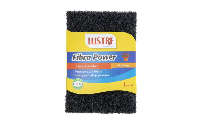 FIBRA POWER NEGRA LUSTRE (X 1)