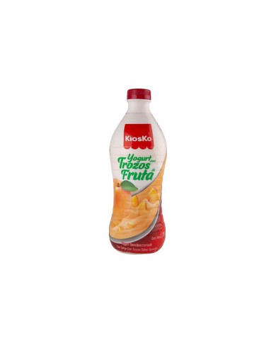 YOGURT SEMIDESCREMADO DURAZNO TROZOS DE FRUTA KIOSKO 1.7 KG