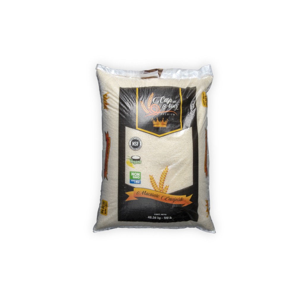 ARROZ ENVEJECIDO MACAREÑO CASA DEL ARROZ 45.36 KG