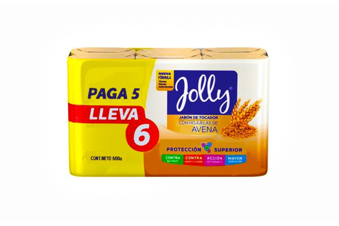 JABON TOCADOR JOLLY SURTIDO PACK (6 X 100 G)