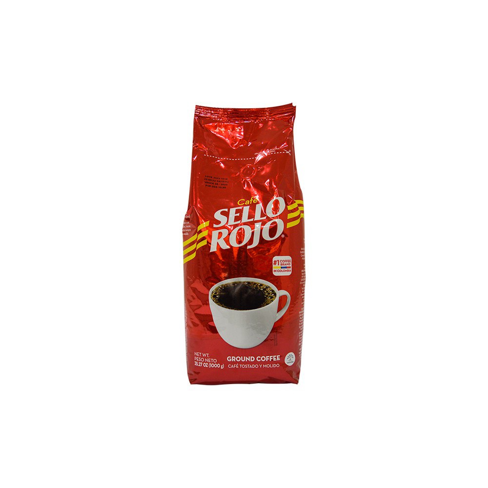 CAFE TOSTADO Y MOLIDO SELLO ROJO 1000 G