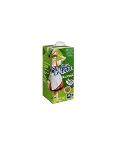 LECHE DESCREMADA LA LECHERA TETRAPACK 946 ML