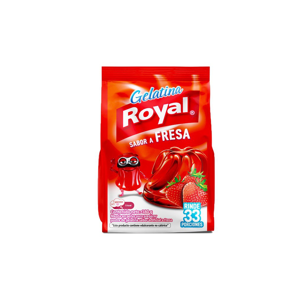 GELATINA FRESA ROYAL 380 G