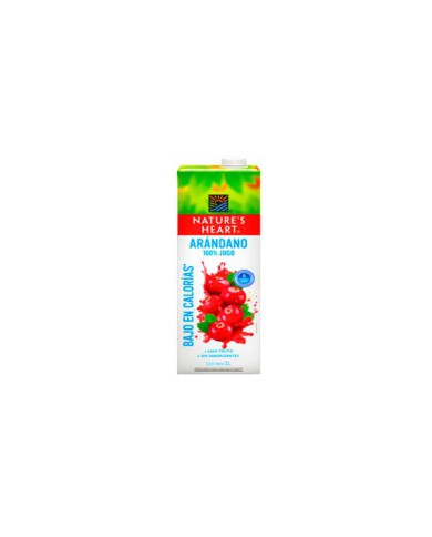 JUGO DE ARANDANO BAJO CALORIAS NATURES HEART 1 LT