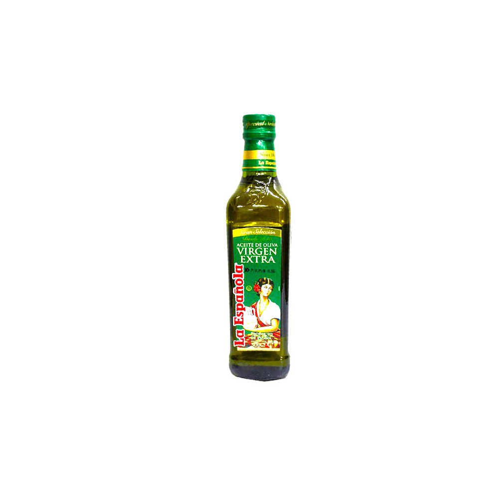 ACEITE DE OLIVA EXTRA VIRGEN LA ESPAÑOLA VIDRIO 500 ML