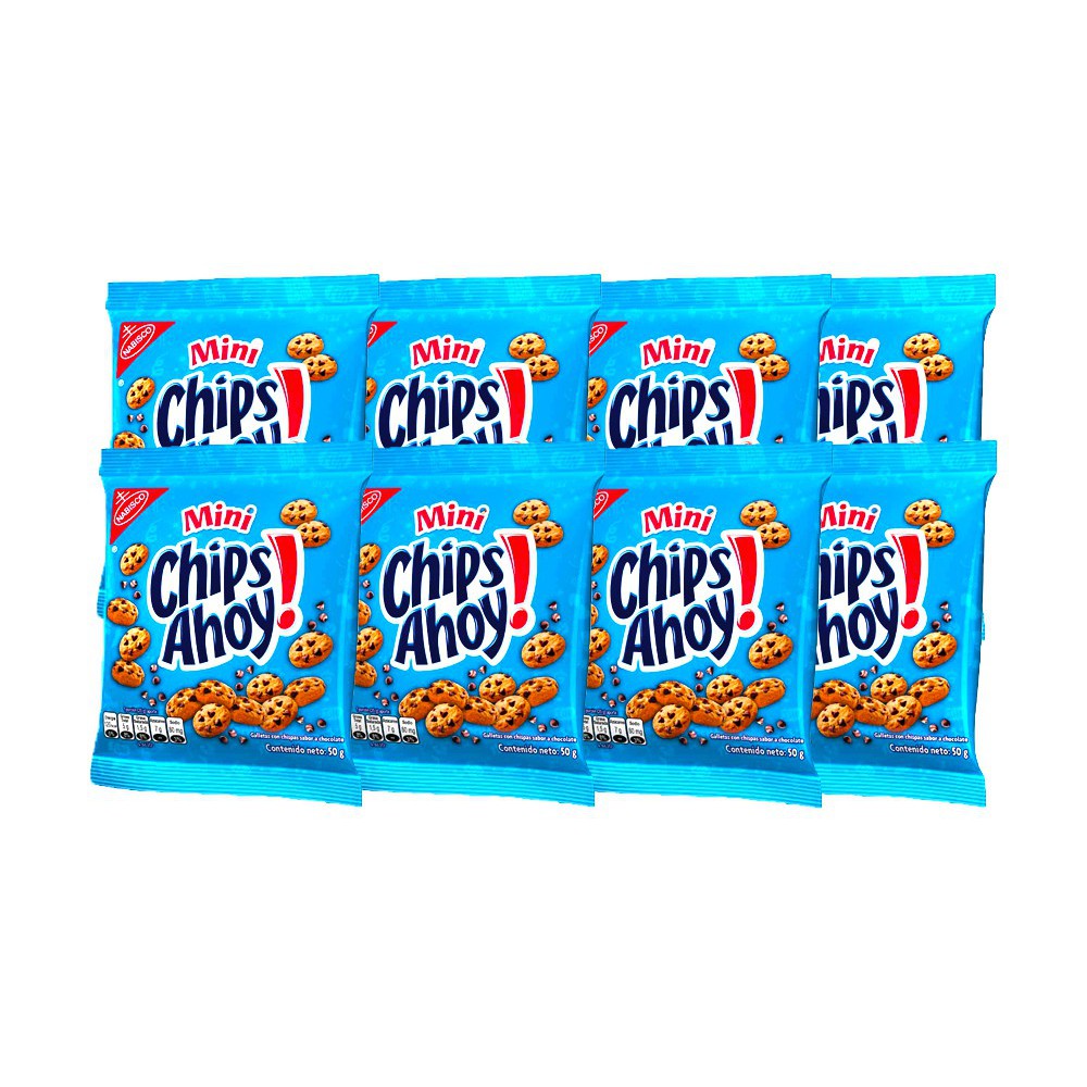 GALLETAS ORIGINAL CHIPS AHOY MINI PACK (8 X 50 G)