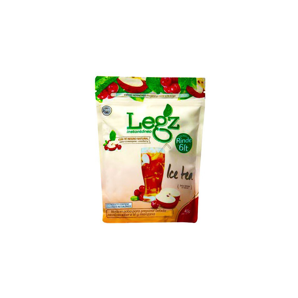 TE MANZANA EN POLVO ICE TEA LEGZ 465 G