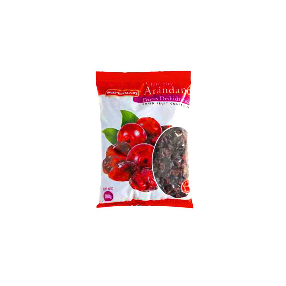 ARANDANOS DESHIDRATADOS SUPERMAXI 400 G