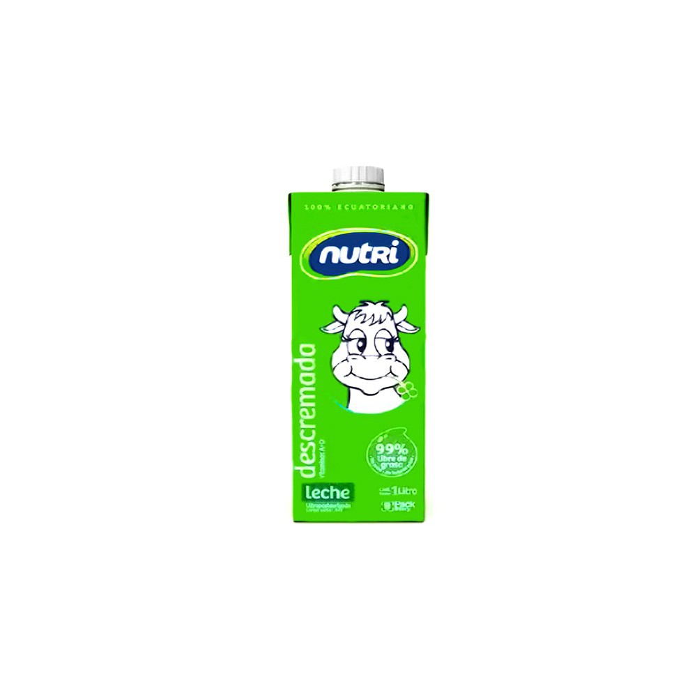 LECHE DESCREMADA NUTRI TETRAPACK 1 LT