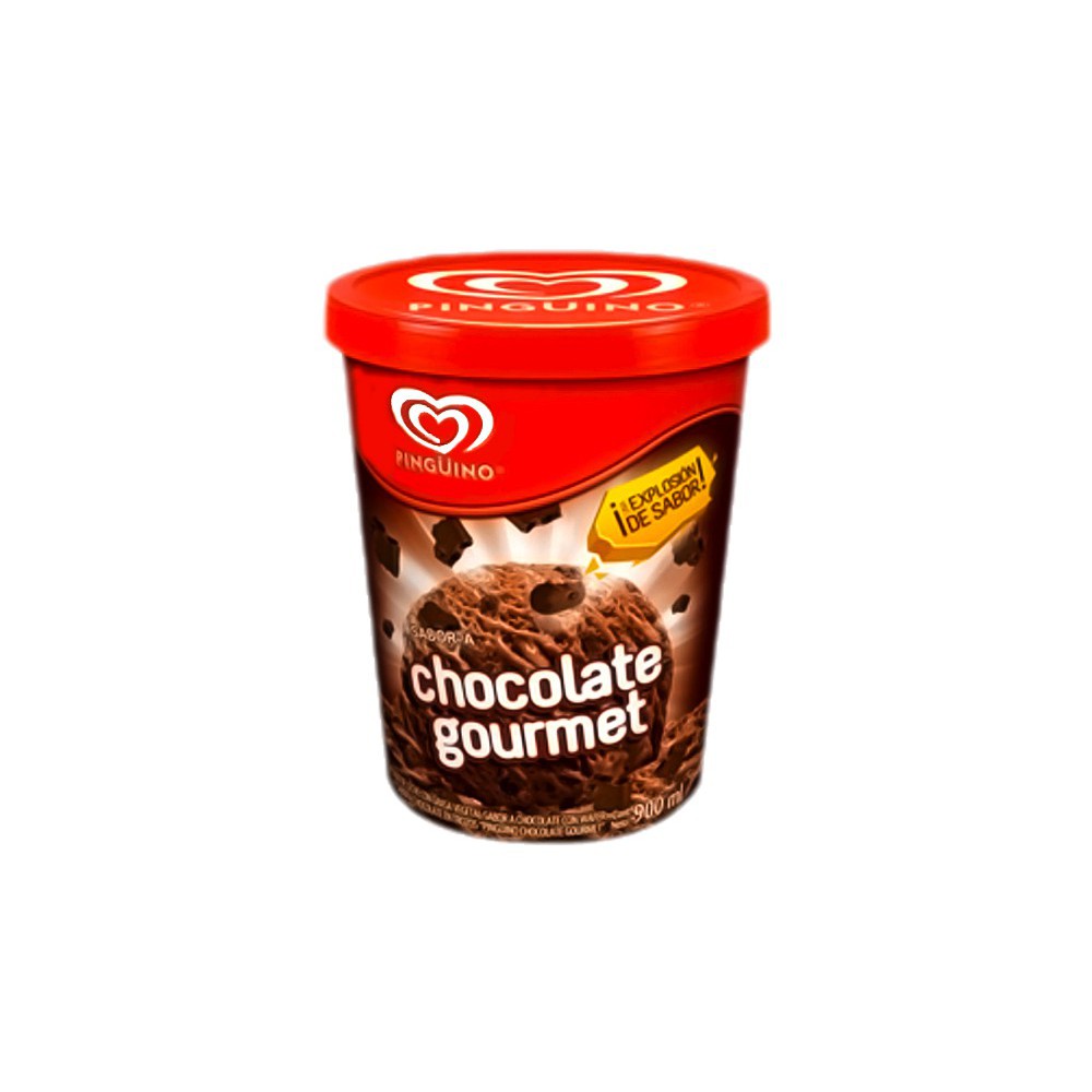 HELADO CHOCOLATE GOURMET PINGUINO 900 ML