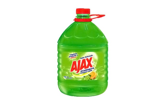 DESINFECTANTE CON BICARBONATO NARANJA LIMON AJAX 3 LT