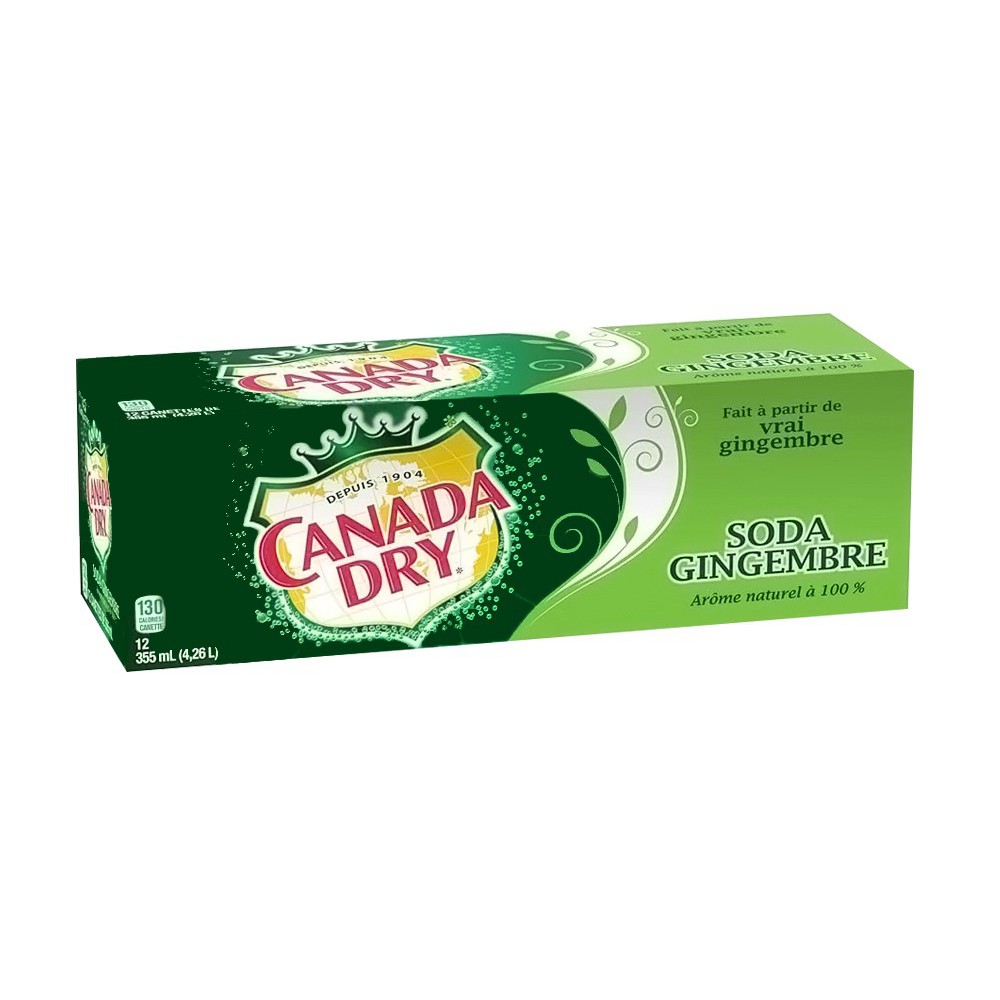 GINGER ALE CANADA DRY CAJA (12 X 355 ML)