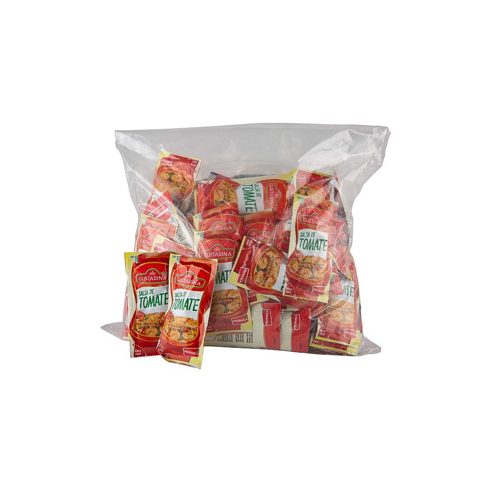 SALSA DE TOMATE GUSTADINA 700 G (100 X 7 G)