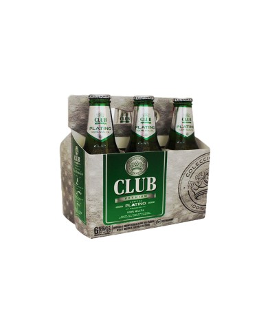 CERVEZA CLUB PREMIUM PLATINO TWIST OFF PACK (6 X 330 ML)