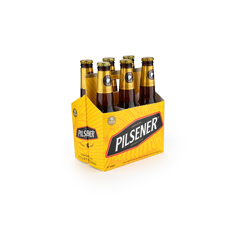 CERVEZA PILSENER BOTELLA PACK (6 X 330 ML)