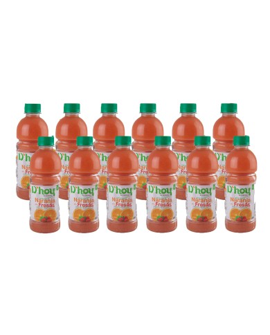 JUGO DE NARANJA/FRESA DHOY CAJA (12 X 355 ML)