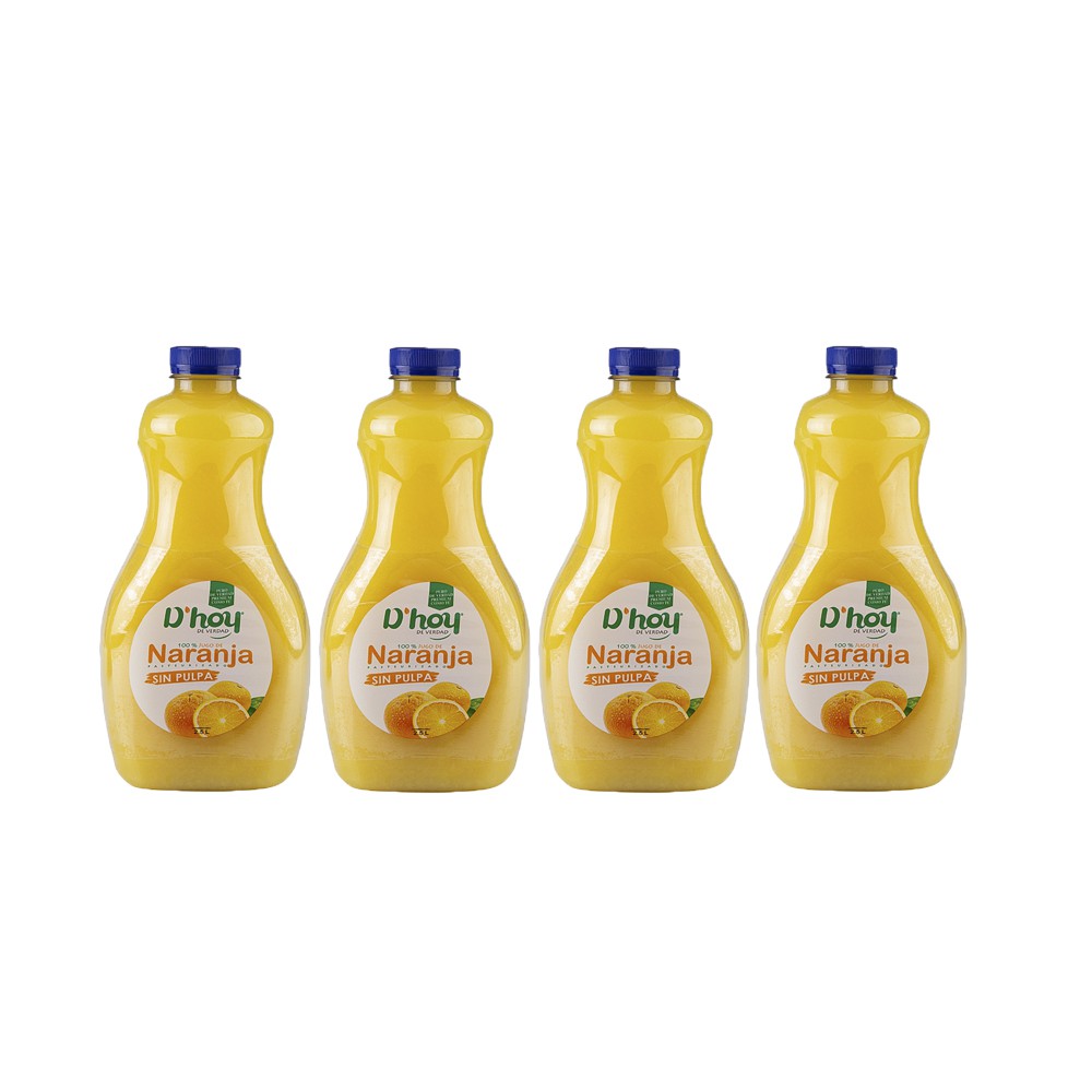 JUGO DE NARANJA SIN PULPA DHOY CAJA (4 X 2.5 LT)