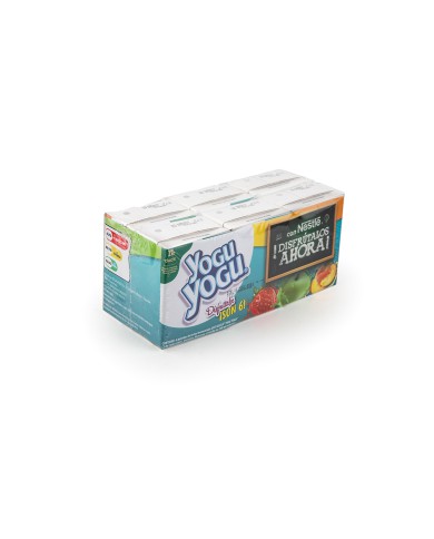 YOGURT  SURTIDO YOGU YOGU PACK CAJA X 4 PAQUETES (6 X 200 G)