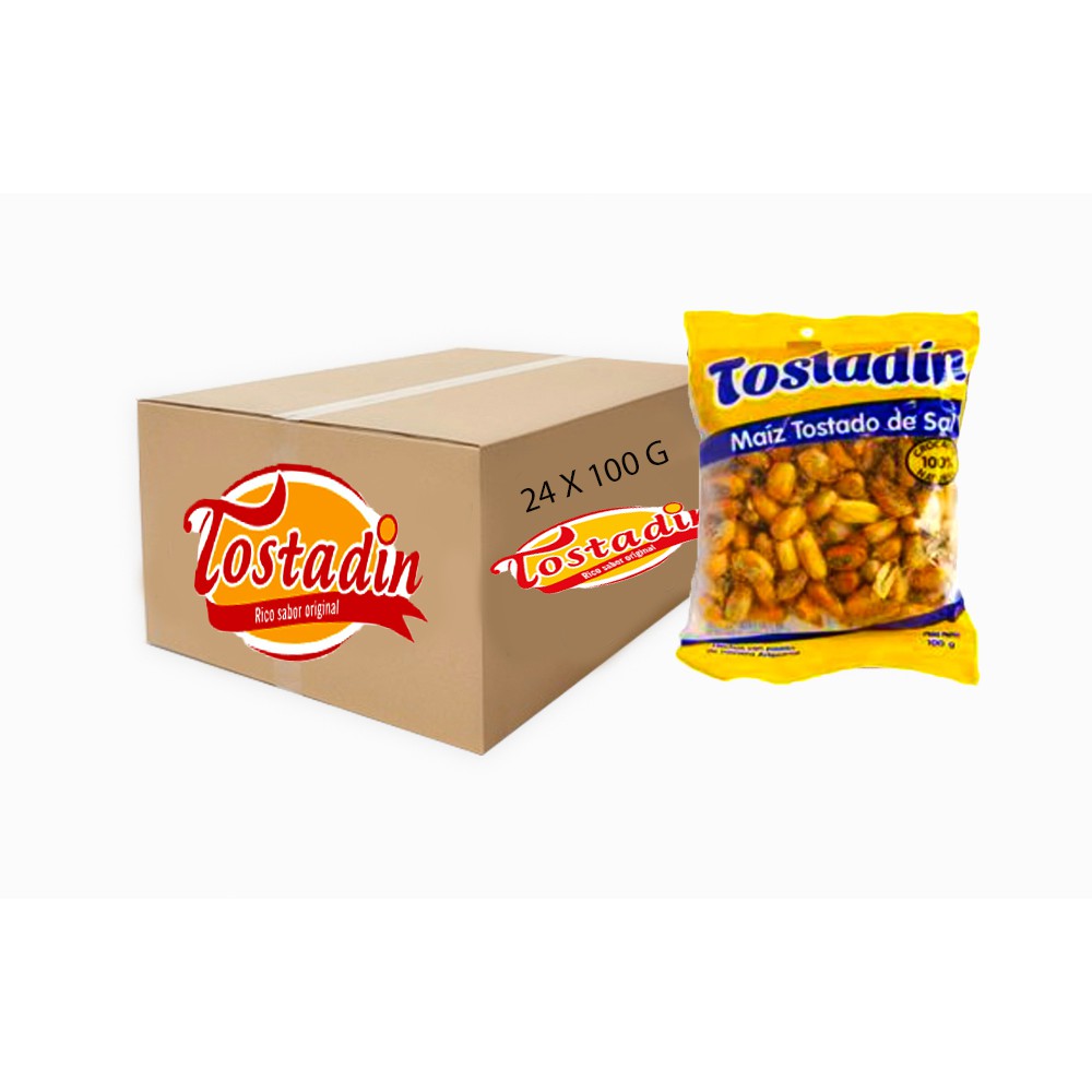 MAÍZ TOSTADO DE SAL TOSTADÍN CAJA (24 X 100 G)