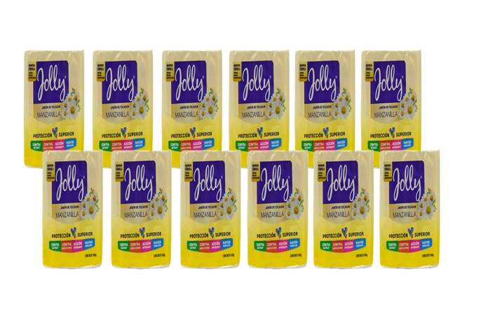 JABON EN BARRA MANZANILLA JOLLY CAJA X 12 (3 X 100 G)