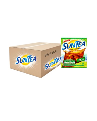 TE LIMON EN POLVO SUNTEA CAJA (200 X 20 G)