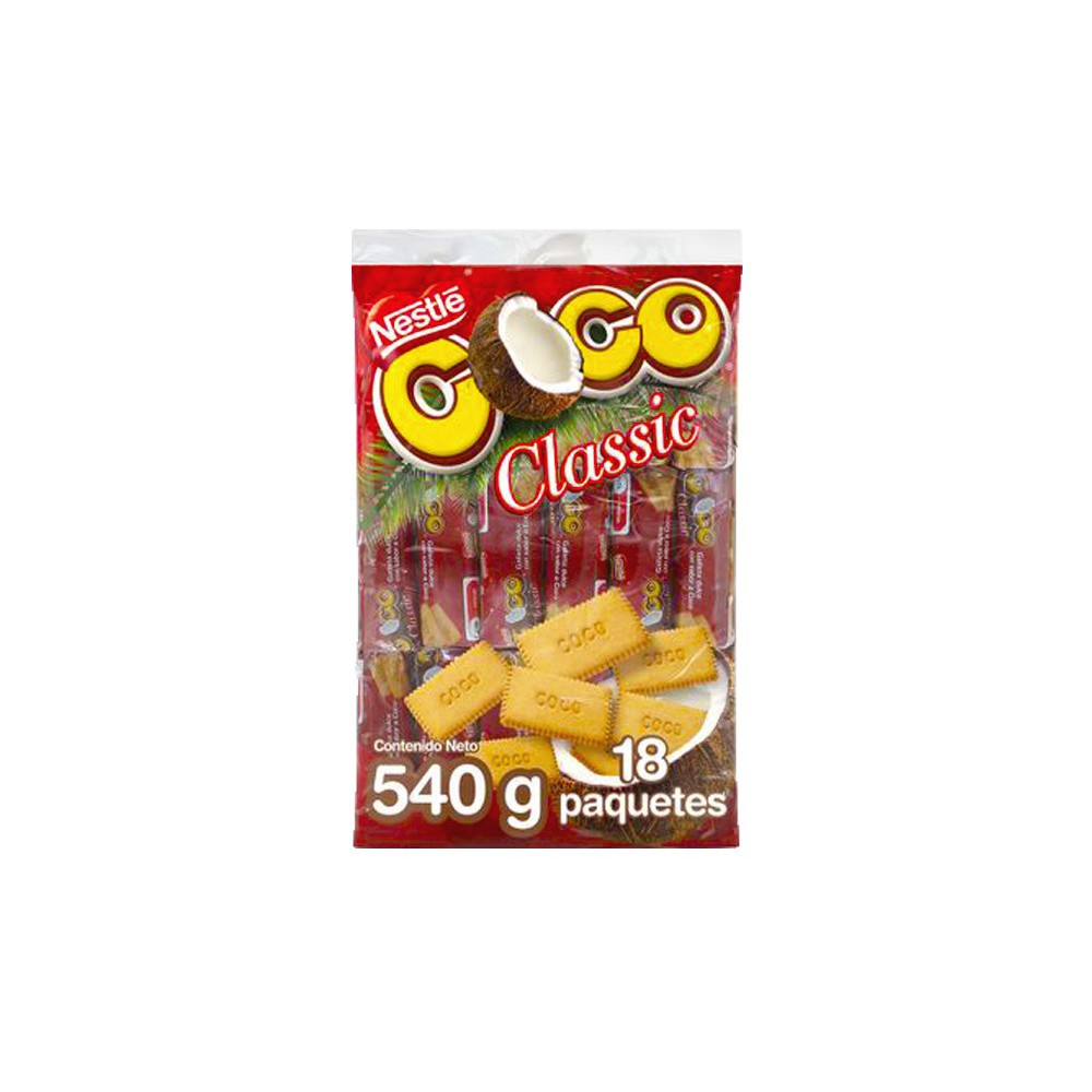 GALLETA COCO NESTLE 540 G (18 X 30 G)