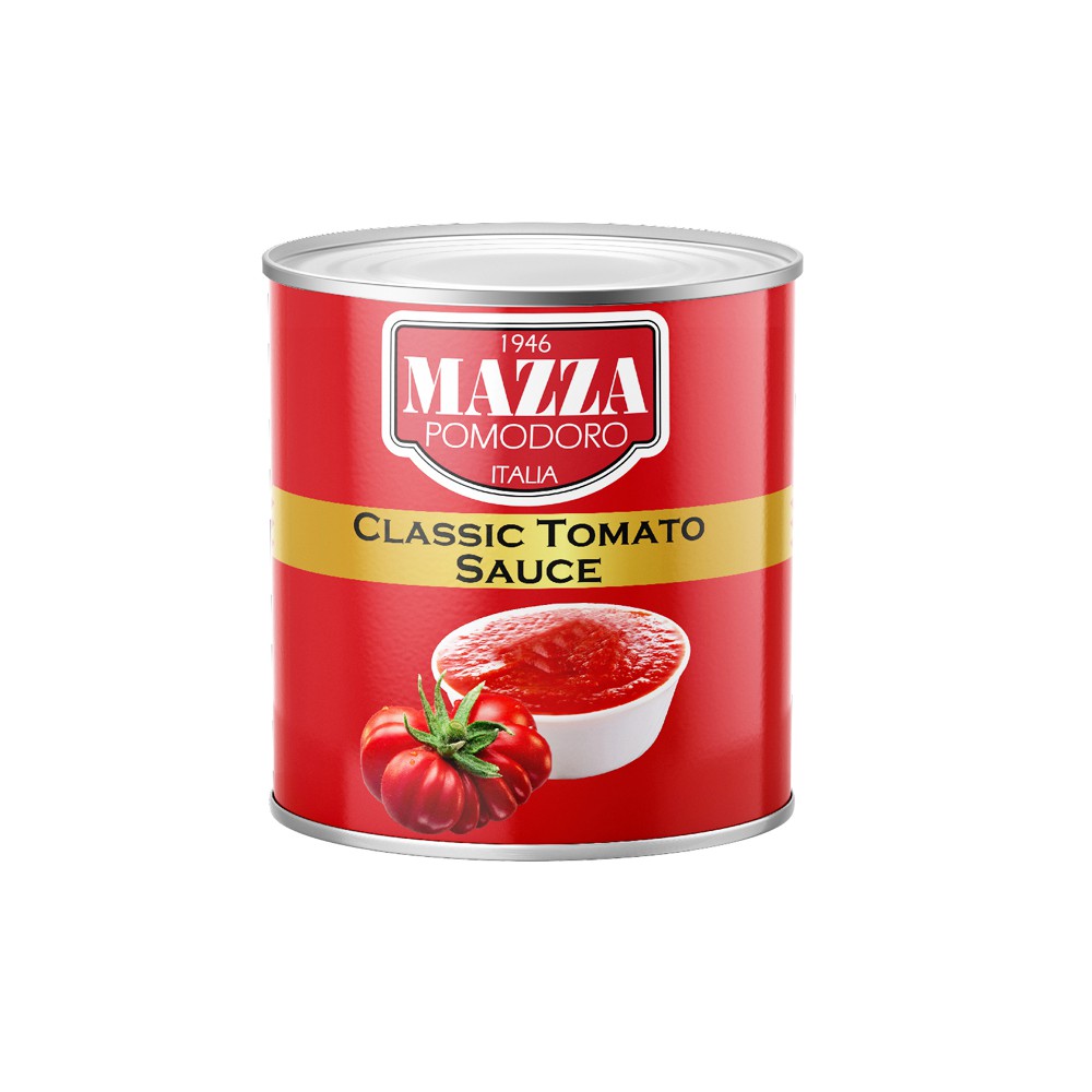 SALSA DE TOMATE POMODORO CLASICA LATA MAZZA 2.5 KG