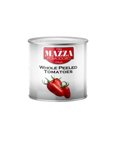 TOMATES ENTEROS PELADOS LATA MAZZA 2.5 KG