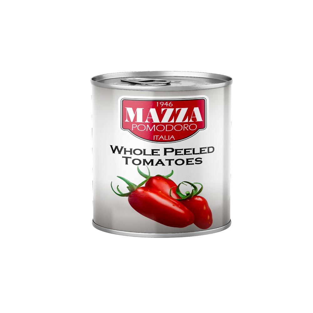 TOMATES ENTEROS PELADOS LATA MAZZA 800 G