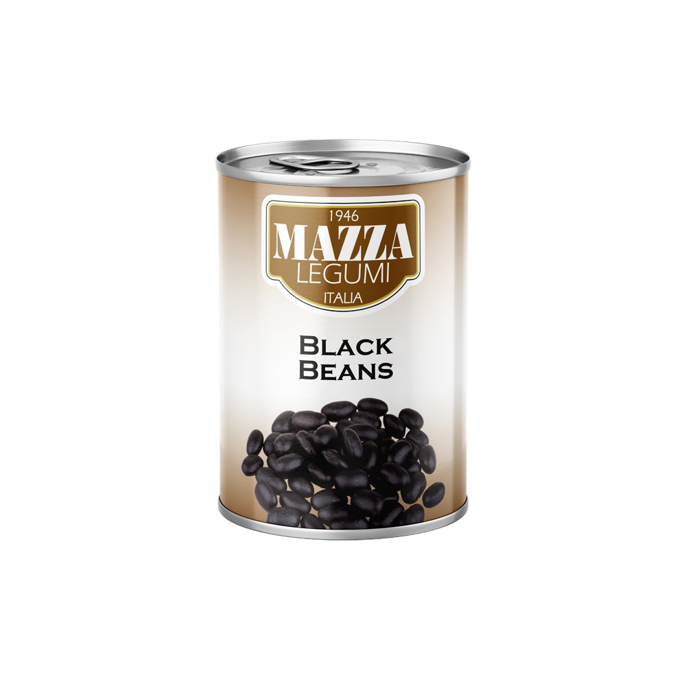 FREJOL NEGRO LATA MAZZA 400 G