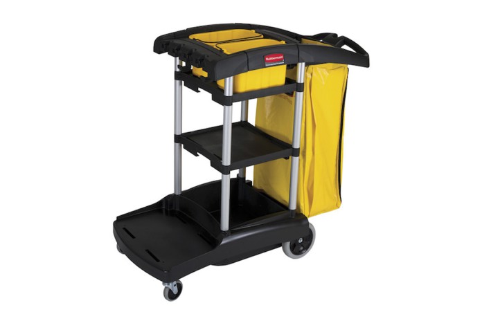 CARRO DE LIMPIEZA GRAN CAPACIDAD NEGRO RUBBERMAID FG9T7200BLA