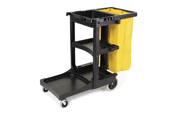 CARRO DE LIMPIEZA C/BOLSA VINIL AMARILLA RUBBERMAID FG617388BLA