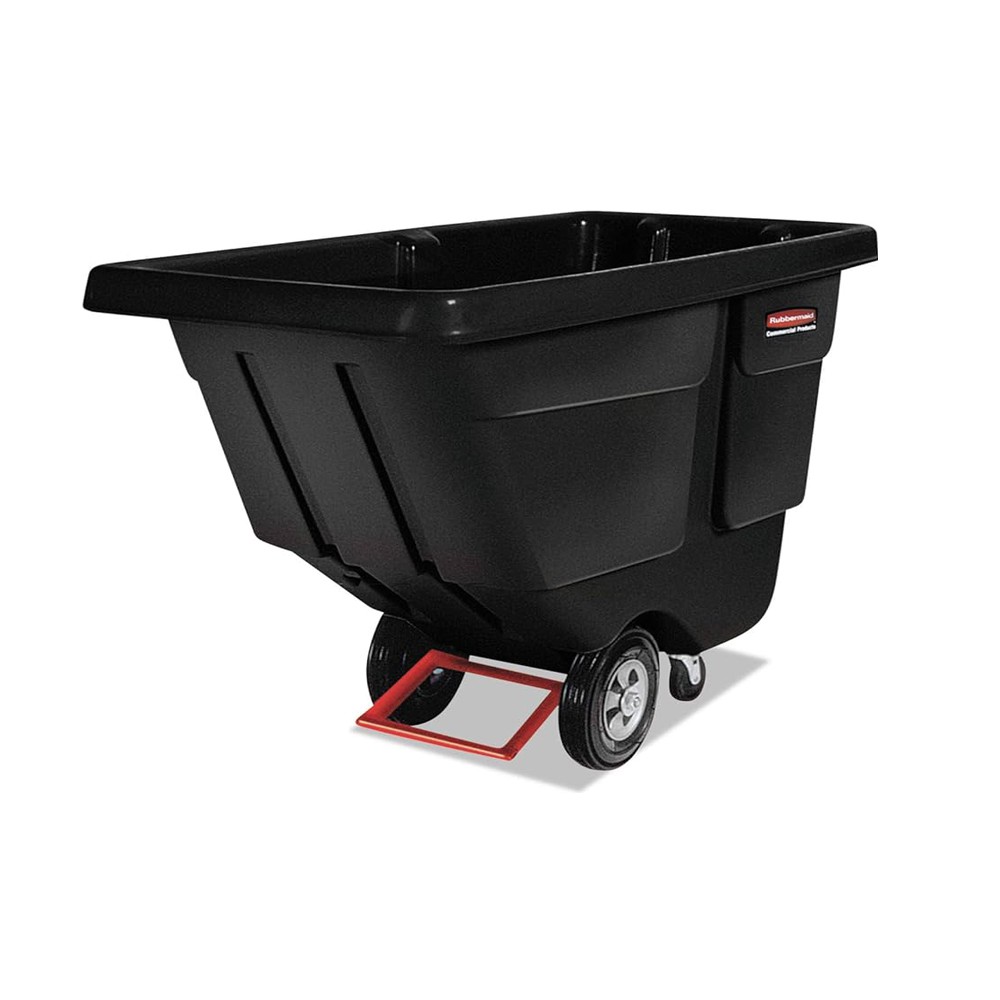 CONT DE BASURA BASCULANTE 450LB - TRABAJO PESADO RUBBERMAID FG9T1300BLA