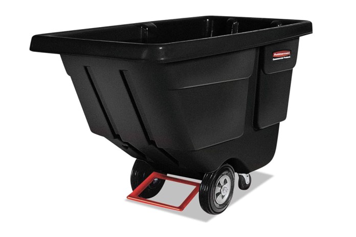 CONT DE BASURA BASCULANTE 450LB - TRABAJO PESADO RUBBERMAID FG9T1300BLA