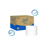 PAPEL TOALLA DE MANOS HOJA SENCILLA ROLLO SCOTT ESSENTIAL CAJA (6 X 305 MTS) (30229431)