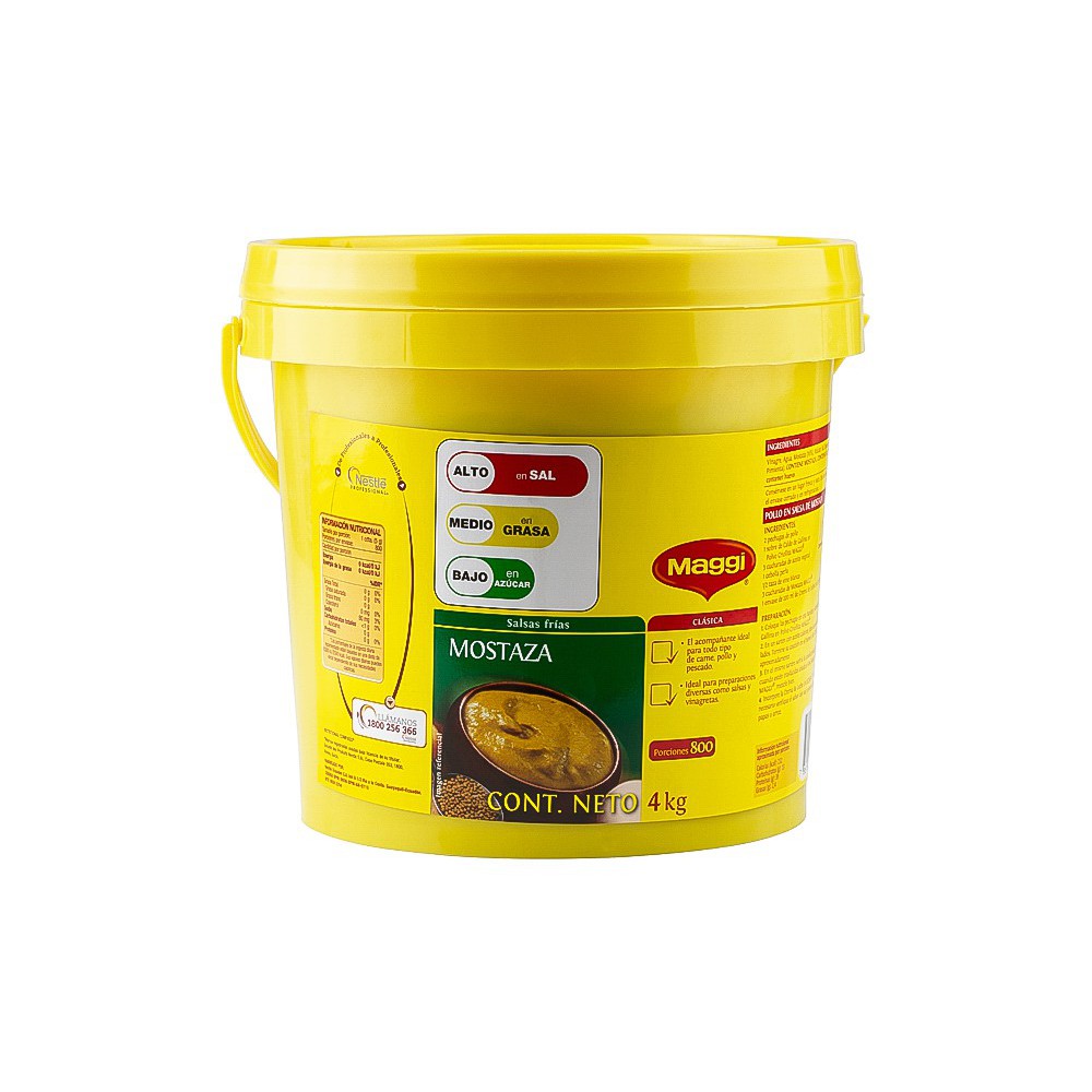 MOSTAZA MAGGI BALDE 4 KG