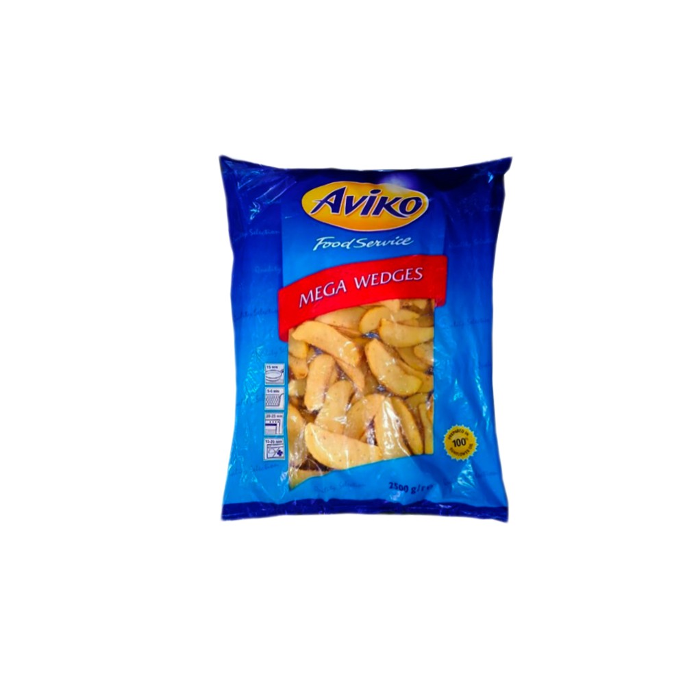 PAPAS FRITAS PRECOCIDAS JACKET WEDGES AVIKO 2.5 KG