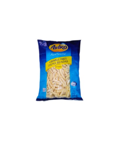 PAPAS FRITAS PRECOCIDAS RIZADAS ULTRACONGELADAS AVIKO 2.5 KG (CALIBRE 12MM)