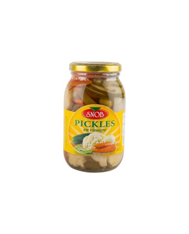 PICKLES EN VINAGRE SNOB 470 G