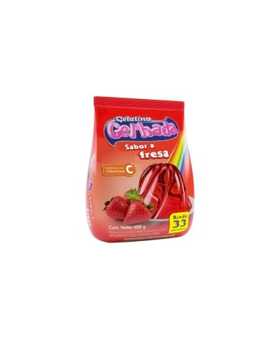 GELATINA GELHADA FRESA 400 G